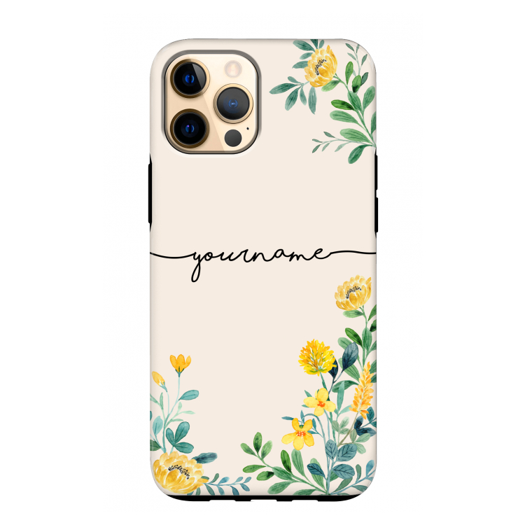 Gele bloemen: iPhone 12 Pro Max Tough Case