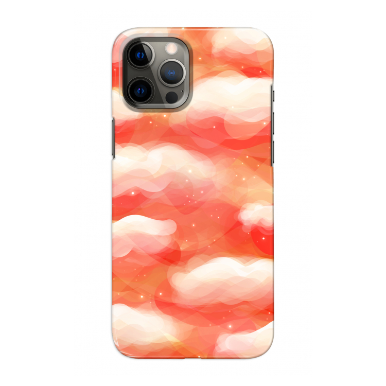 Lichte Wolken: Volledig geprint iPhone 12 Pro Max Hoesje