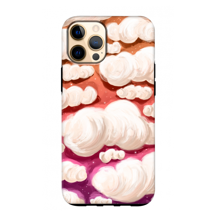 Katoen Wolken: iPhone 12 Pro Max Tough Case