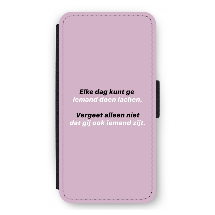 gij zijt ook iemand: iPhone 12 Pro Max Flip Hoesje