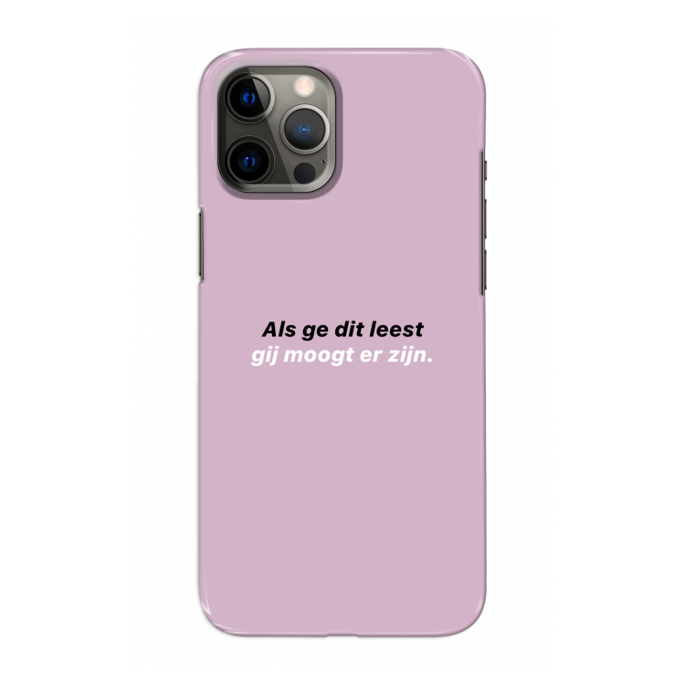 gij moogt er zijn: Volledig geprint iPhone 12 Pro Max Hoesje