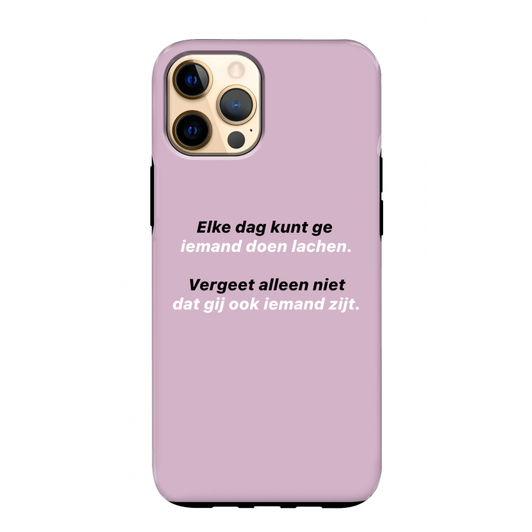 gij zijt ook iemand: iPhone 12 Pro Max Tough Case