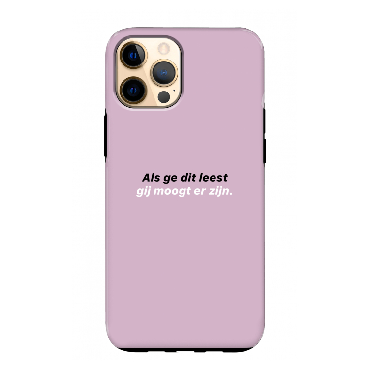 gij moogt er zijn: iPhone 12 Pro Max Tough Case