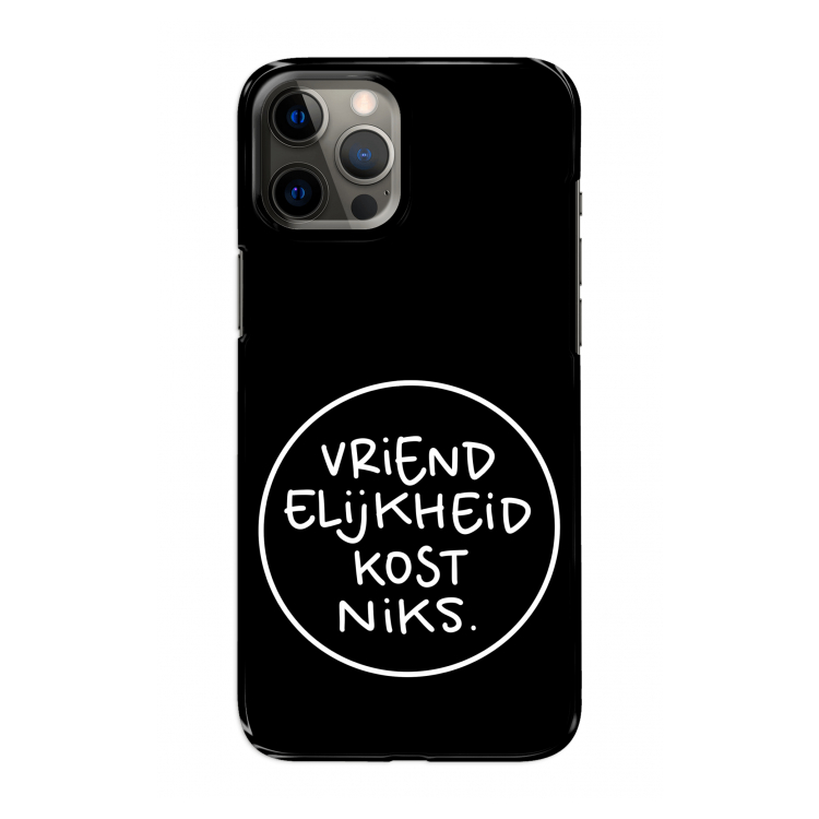 Vriendelijkheid: Volledig geprint iPhone 12 Pro Max Hoesje