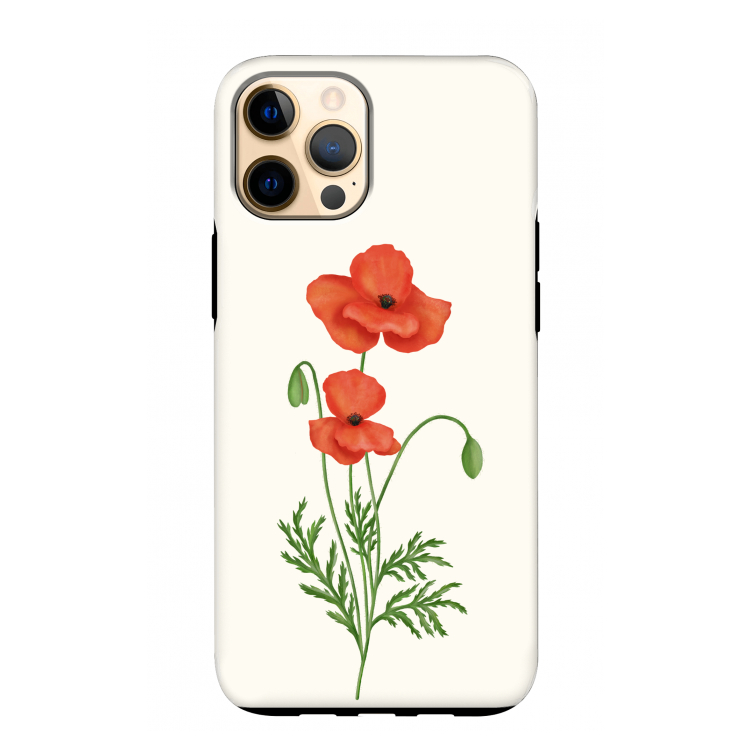 Red poppy: iPhone 12 Pro Max Tough Case