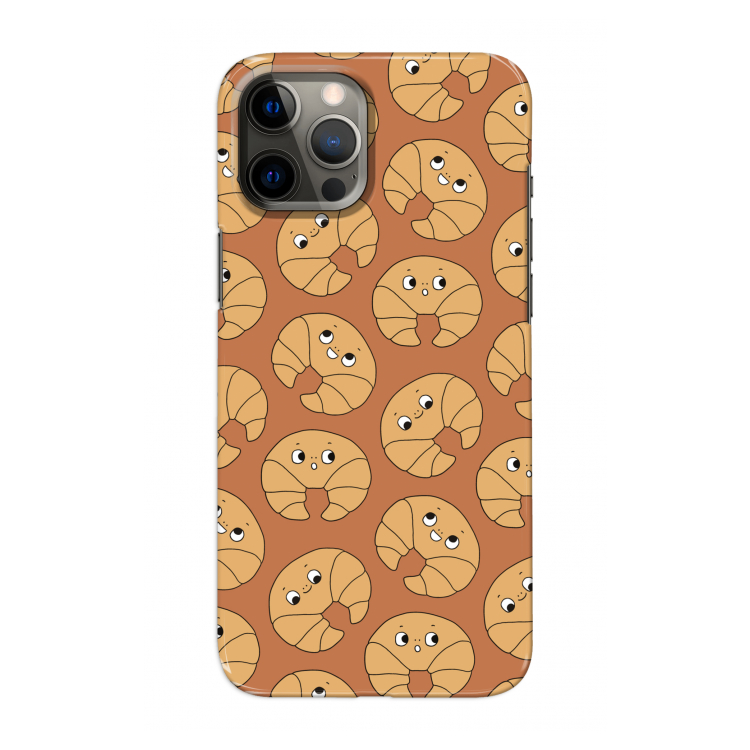 Croissant: Volledig geprint iPhone 12 Pro Max Hoesje