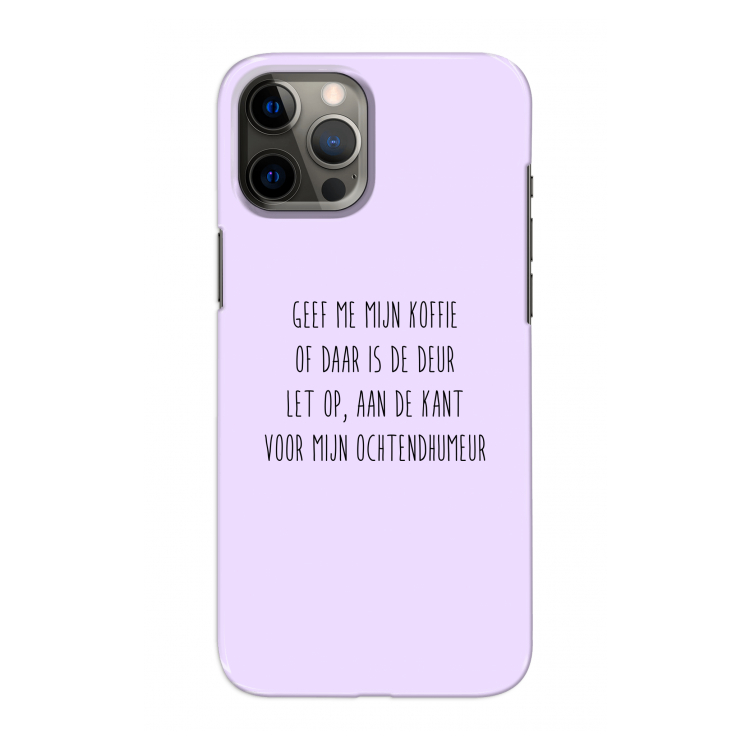 Ochtendhumeur: Volledig geprint iPhone 12 Pro Max Hoesje