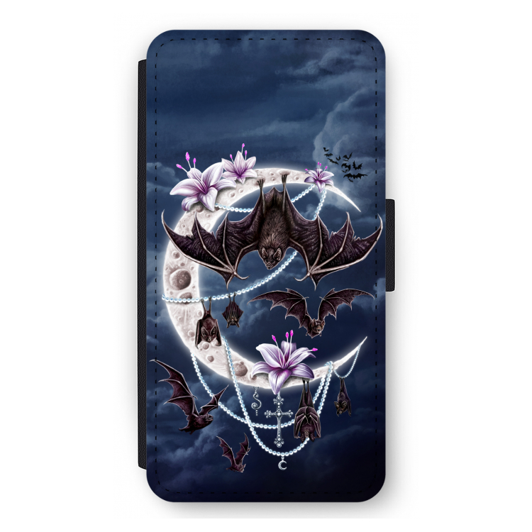 Vleermuizen Maan: iPhone 12 Pro Max Flip Hoesje