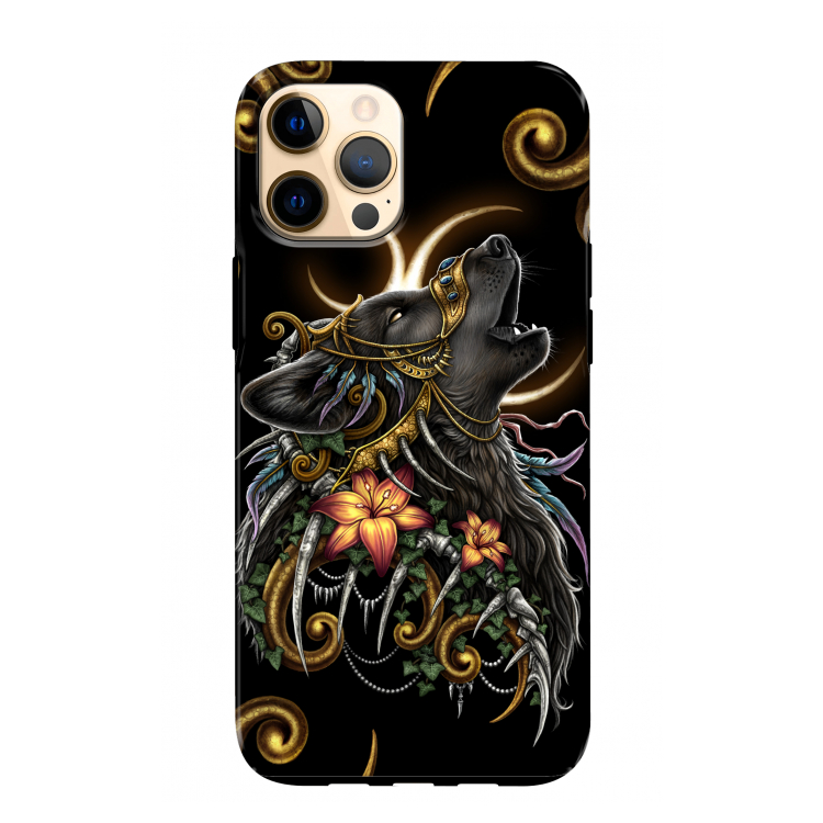 Huilende Wolf: iPhone 12 Pro Max Tough Case