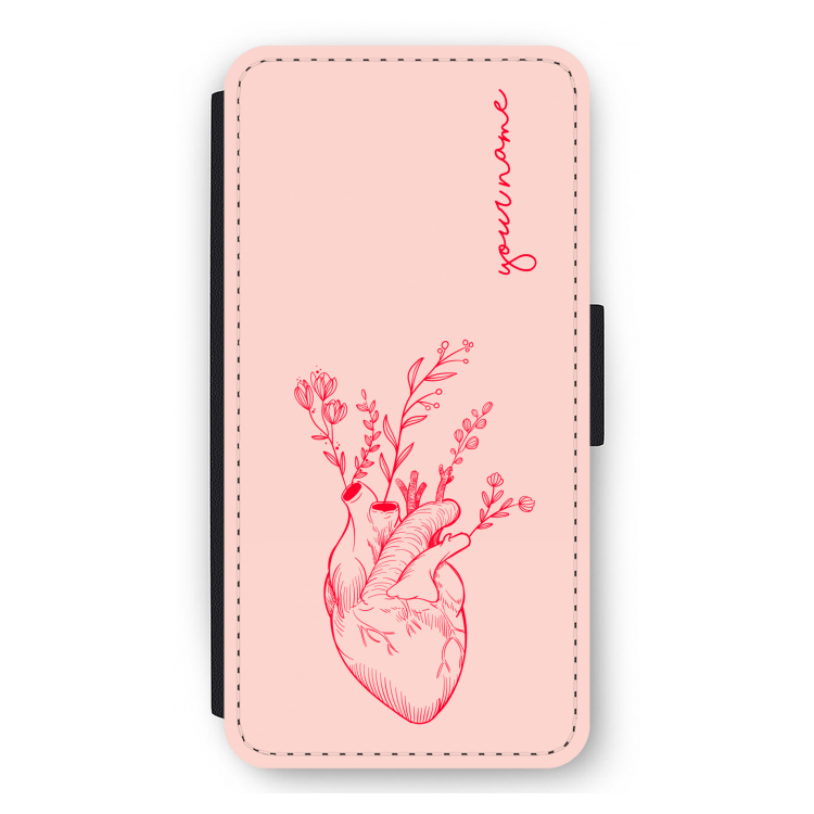 Blooming Heart: iPhone 12 Pro Max Flip Hoesje