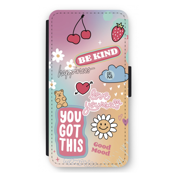 Positivity: iPhone 12 Pro Max Flip Hoesje