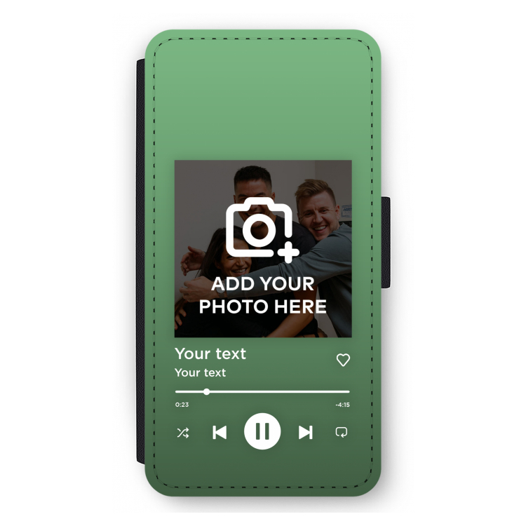 Music Player: iPhone 12 Pro Max Flip Hoesje
