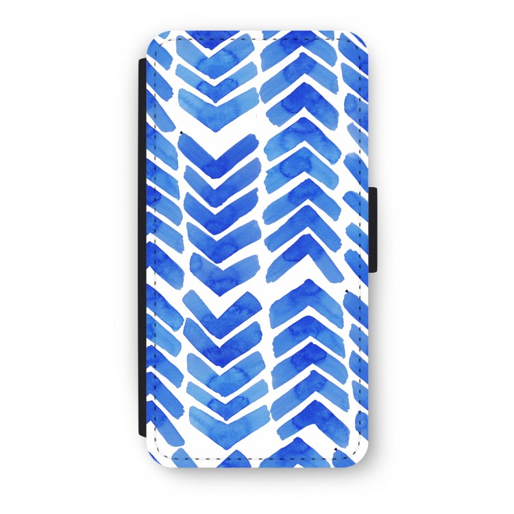 Blauwe pijlen: iPhone 7 Plus Flip Hoesje