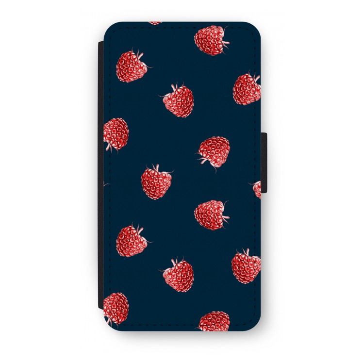 Framboosjes: iPhone 7 Plus Flip Hoesje