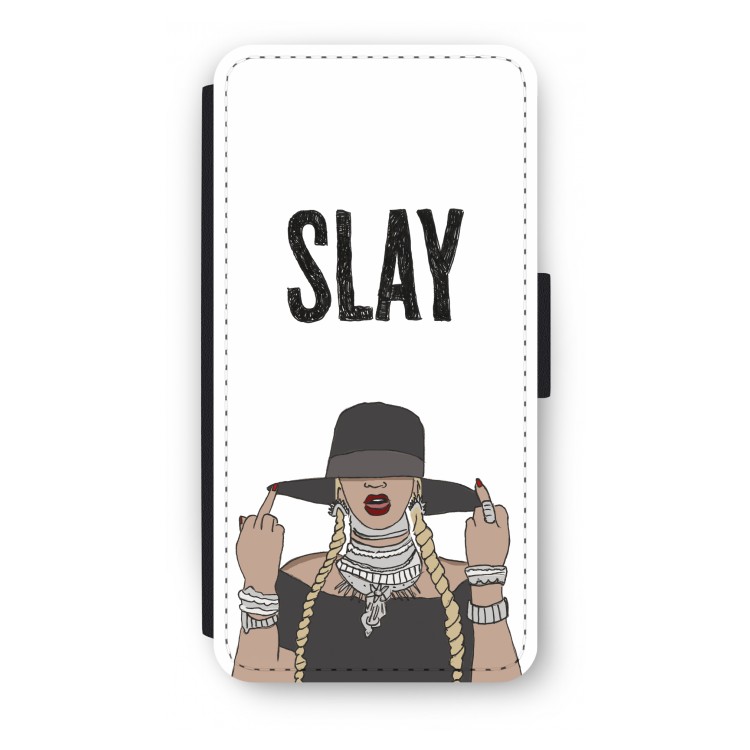 Slay All Day: iPhone 7 Plus Flip Hoesje
