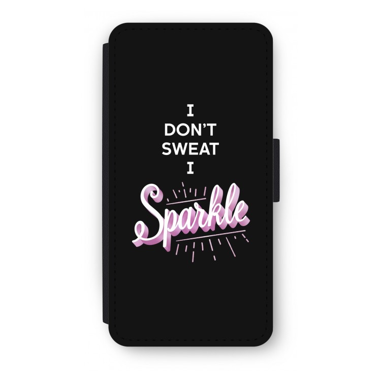 Sparkle quote: iPhone 7 Plus Flip Hoesje