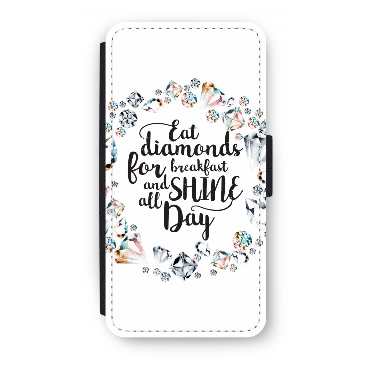 Diamonds: iPhone 7 Plus Flip Hoesje