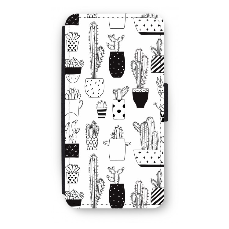Cactusmotief: iPhone 7 Plus Flip Hoesje