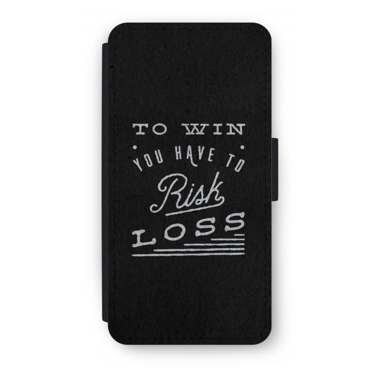 Risk loss: iPhone 7 Plus Flip Hoesje
