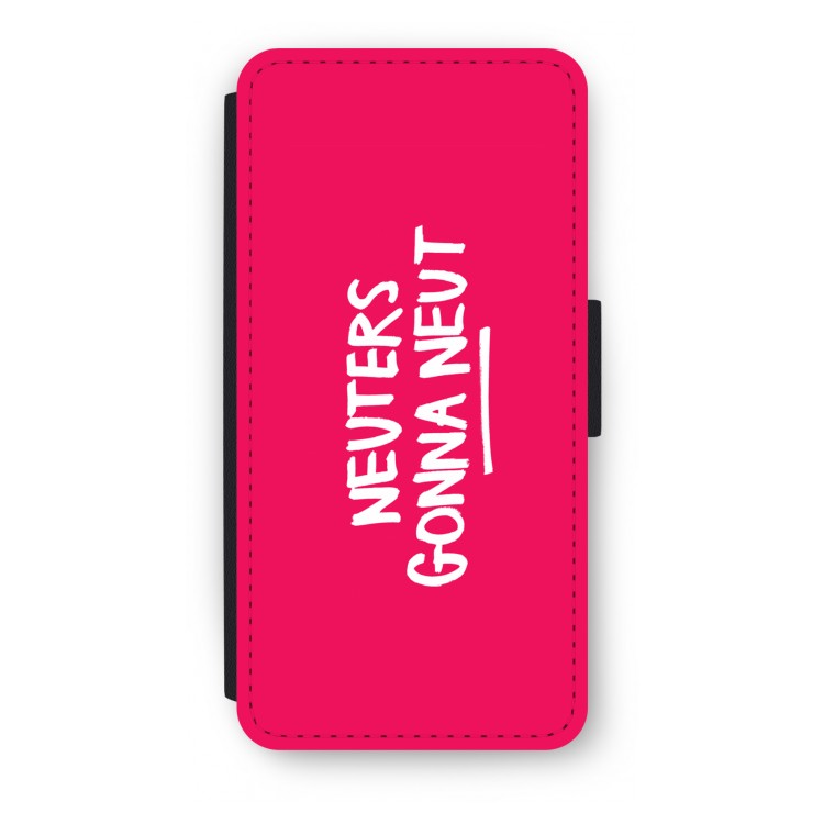 Neuters (roze): iPhone 7 Flip Hoesje