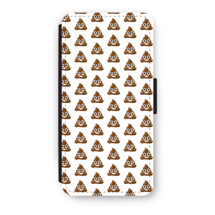Poop emoji: iPhone 7 Flip Hoesje