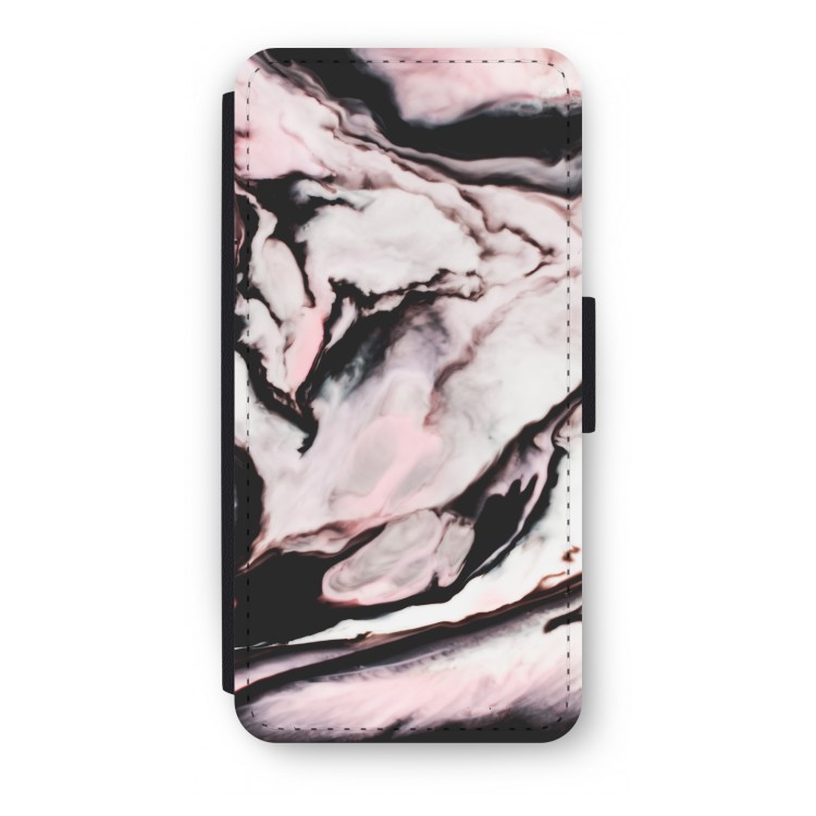 Roze stroom: iPhone 7 Flip Hoesje