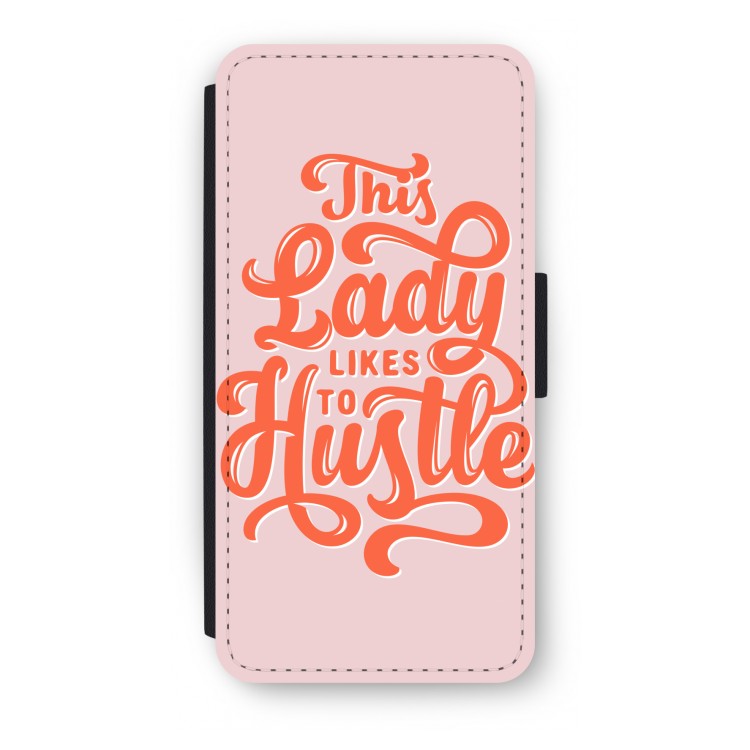 Hustle Lady: iPhone 7 Flip Hoesje