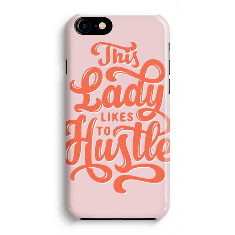 Hustle Lady: Volledig Geprint iPhone 7 Hoesje