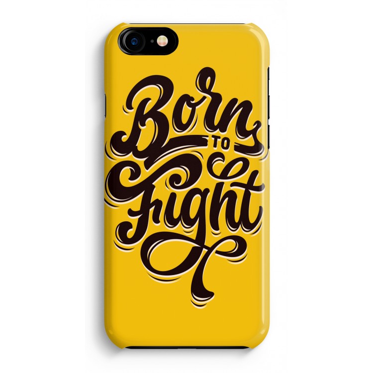 Born to Fight: Volledig Geprint iPhone 7 Hoesje
