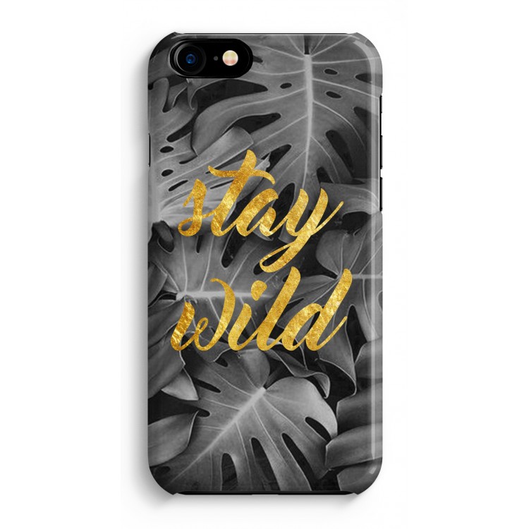 Stay wild: Volledig Geprint iPhone 7 Hoesje