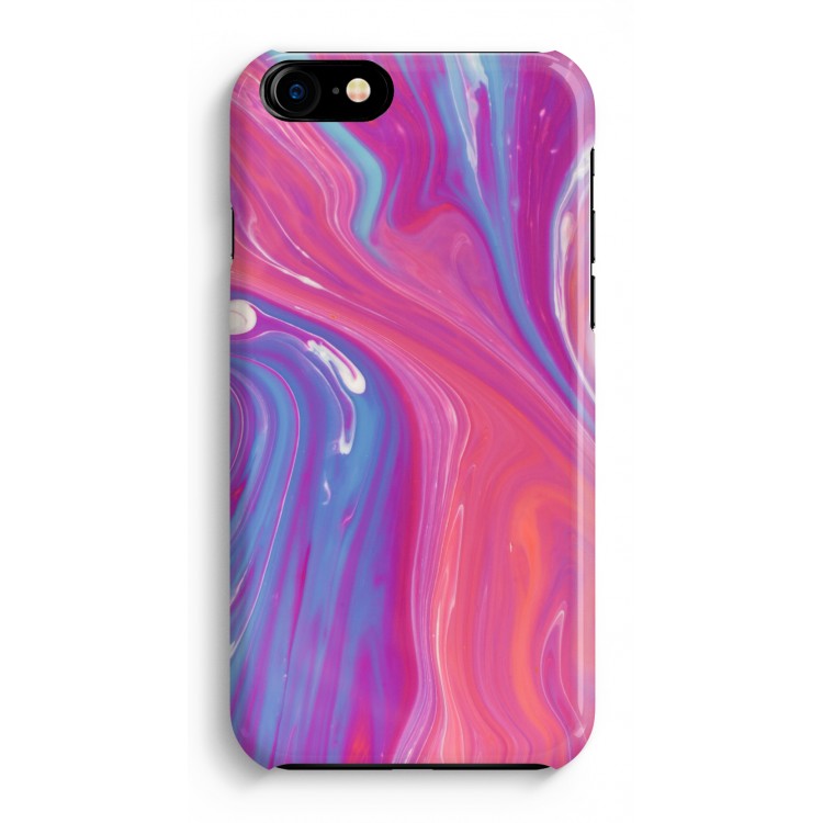 Paarse stroom: Volledig Geprint iPhone 7 Hoesje