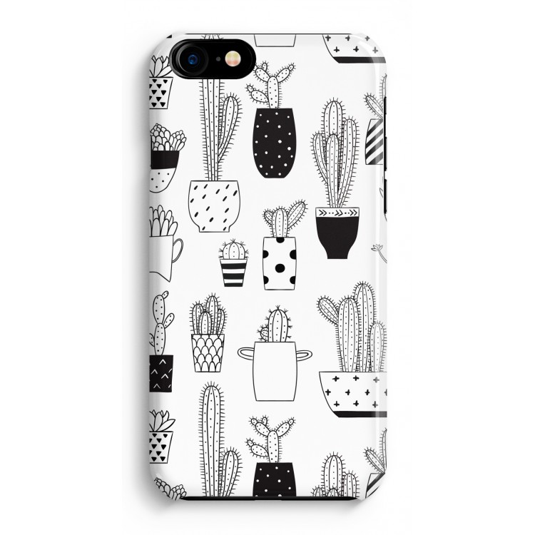 Cactusmotief: Volledig Geprint iPhone 7 Hoesje