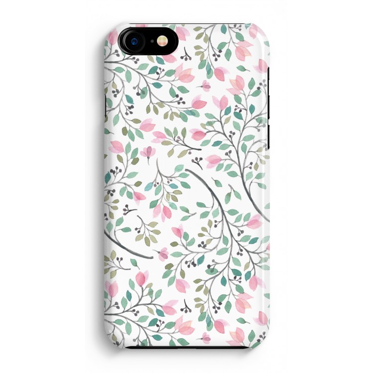 Sierlijke bloemen: Volledig Geprint iPhone 7 Hoesje