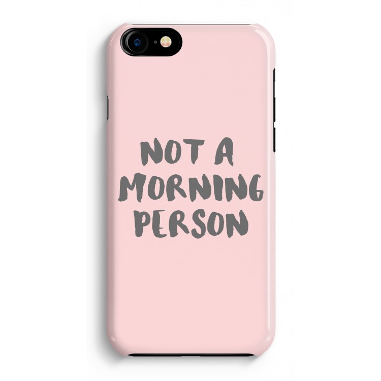 Morning person: Volledig Geprint iPhone 7 Hoesje
