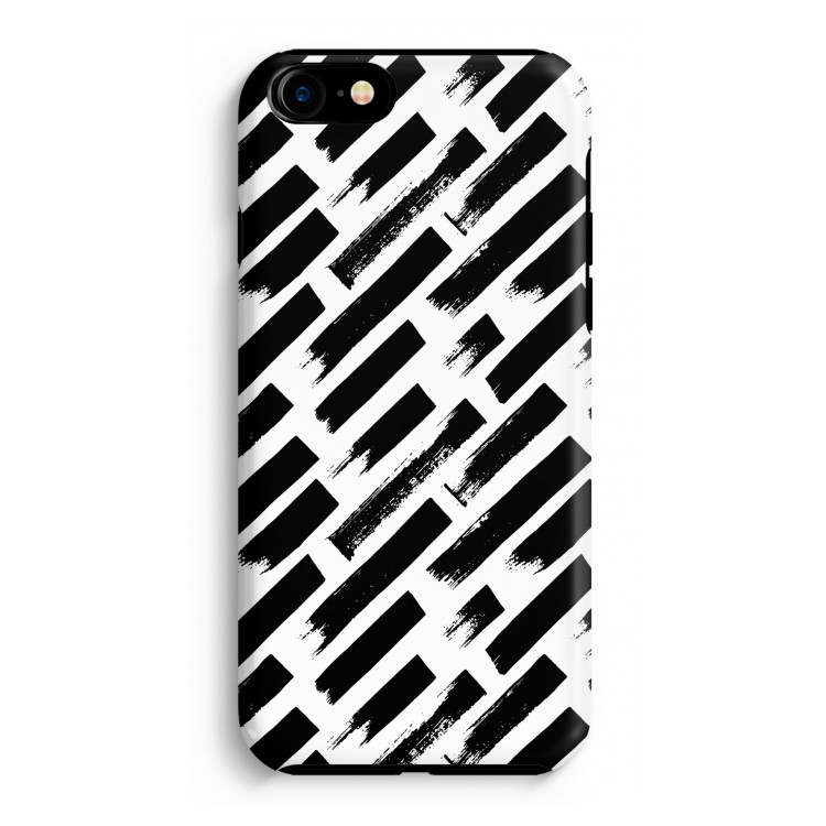 Zwarte vegen: iPhone 7 Tough Case