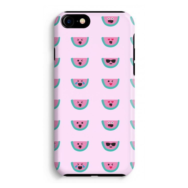 Smiley watermeloenprint: iPhone 7 Tough Case