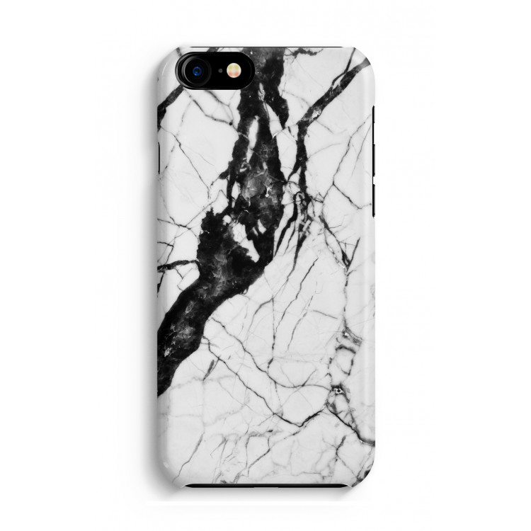 Witte marmer 2: Volledig Geprint iPhone 7 Hoesje