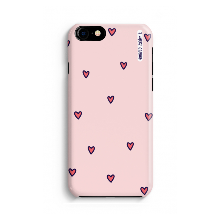 Hartjes: Volledig Geprint iPhone 7 Hoesje