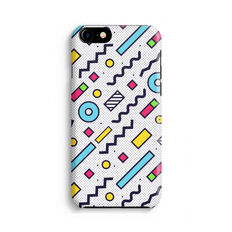 8-bit N°8: Volledig Geprint iPhone 7 Hoesje