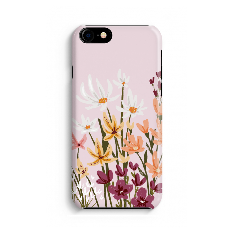 Painted wildflowers: Volledig Geprint iPhone 7 Hoesje