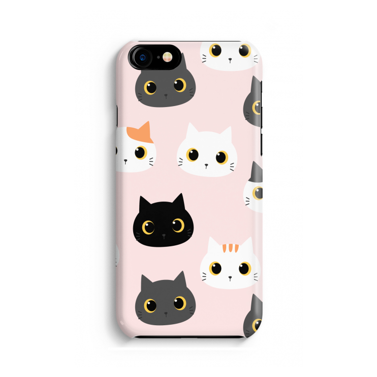 Katten: Volledig Geprint iPhone 7 Hoesje