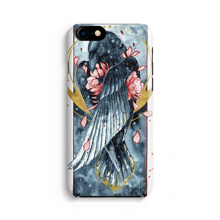 Golden Raven: Volledig Geprint iPhone 7 Hoesje