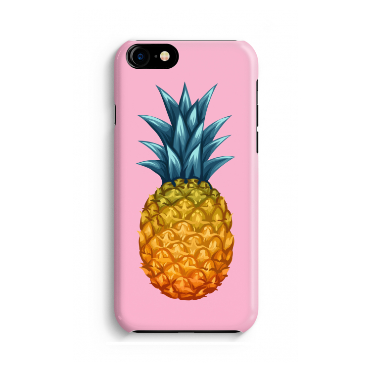 Grote ananas: Volledig Geprint iPhone 7 Hoesje