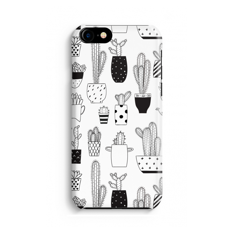 Cactusmotief: Volledig Geprint iPhone 7 Hoesje