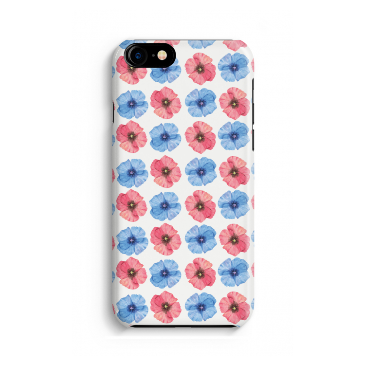 Klaproosjes: Volledig Geprint iPhone 7 Hoesje
