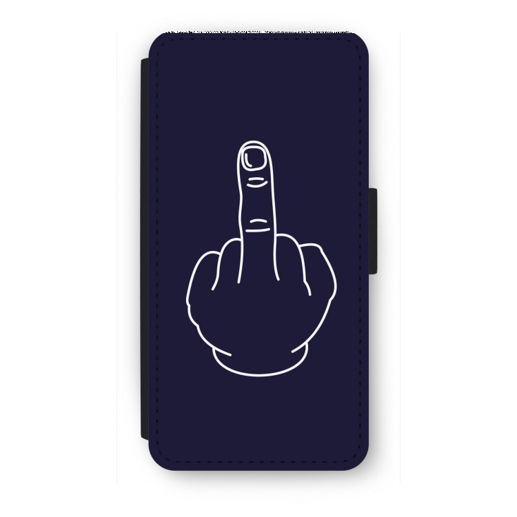 F**k U: iPhone 7 Flip Hoesje