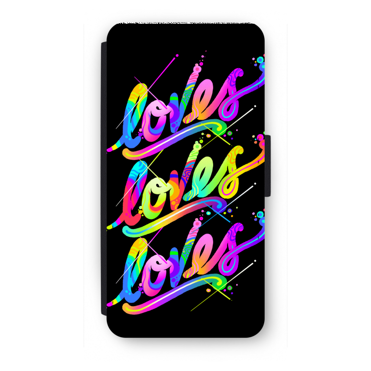 Loves: iPhone 7 Flip Hoesje