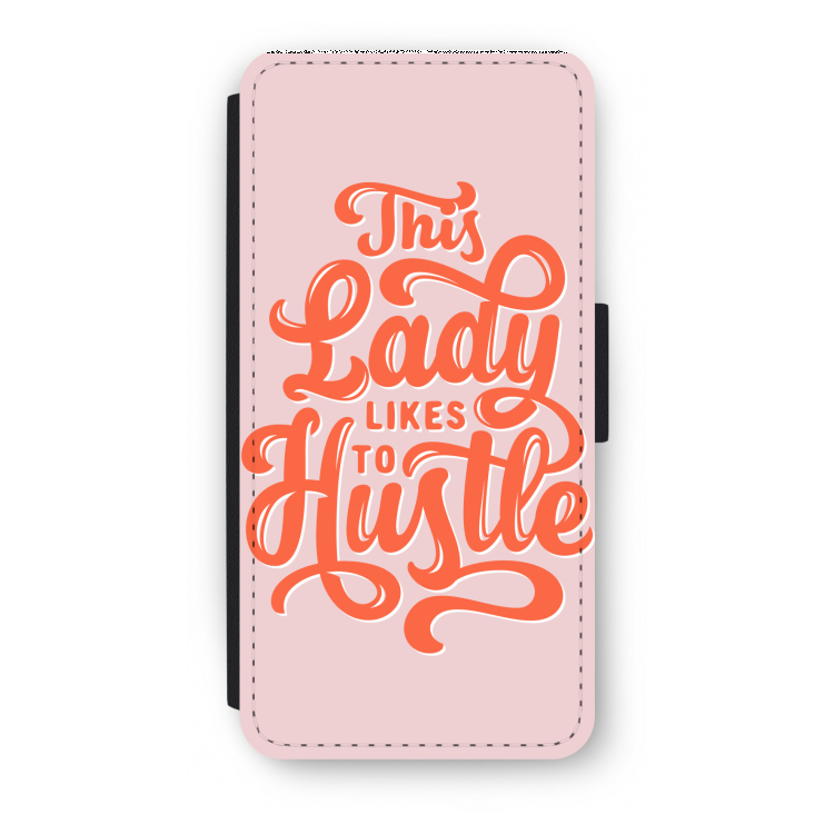 Hustle Lady: iPhone 7 Flip Hoesje