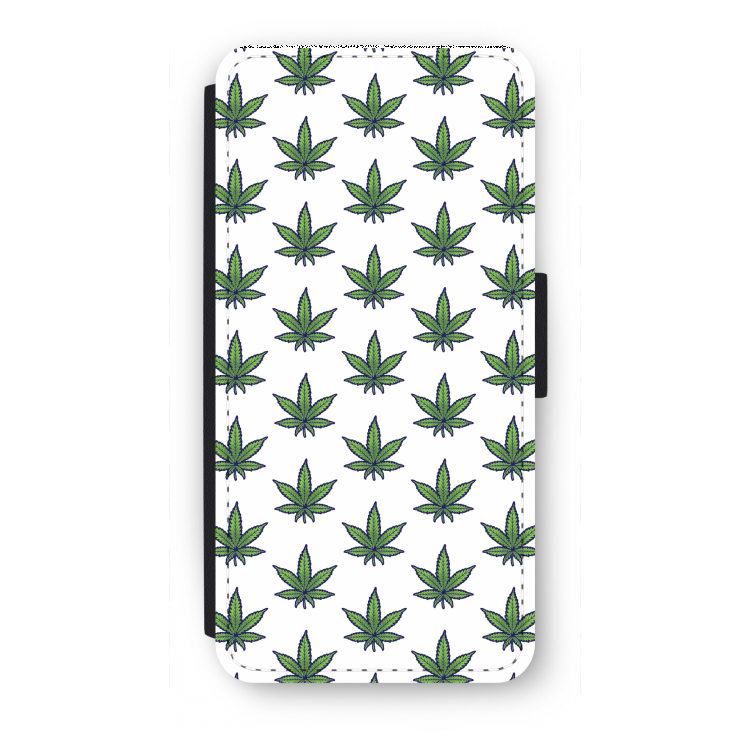 Weed: iPhone 7 Flip Hoesje
