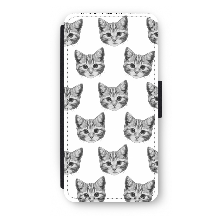 Kitten: iPhone 7 Flip Hoesje